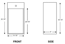 Load image into Gallery viewer, 20lb Extinguisher Surface Mount Cabinet