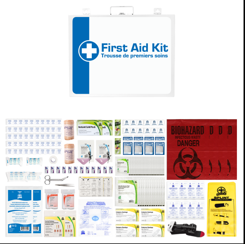 First Aid Kit CSA Type 3 Medium Metal – YEG Fire & Safety