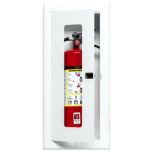Load image into Gallery viewer, 10LB Extinguisher Semi-Recessed Cabinet
