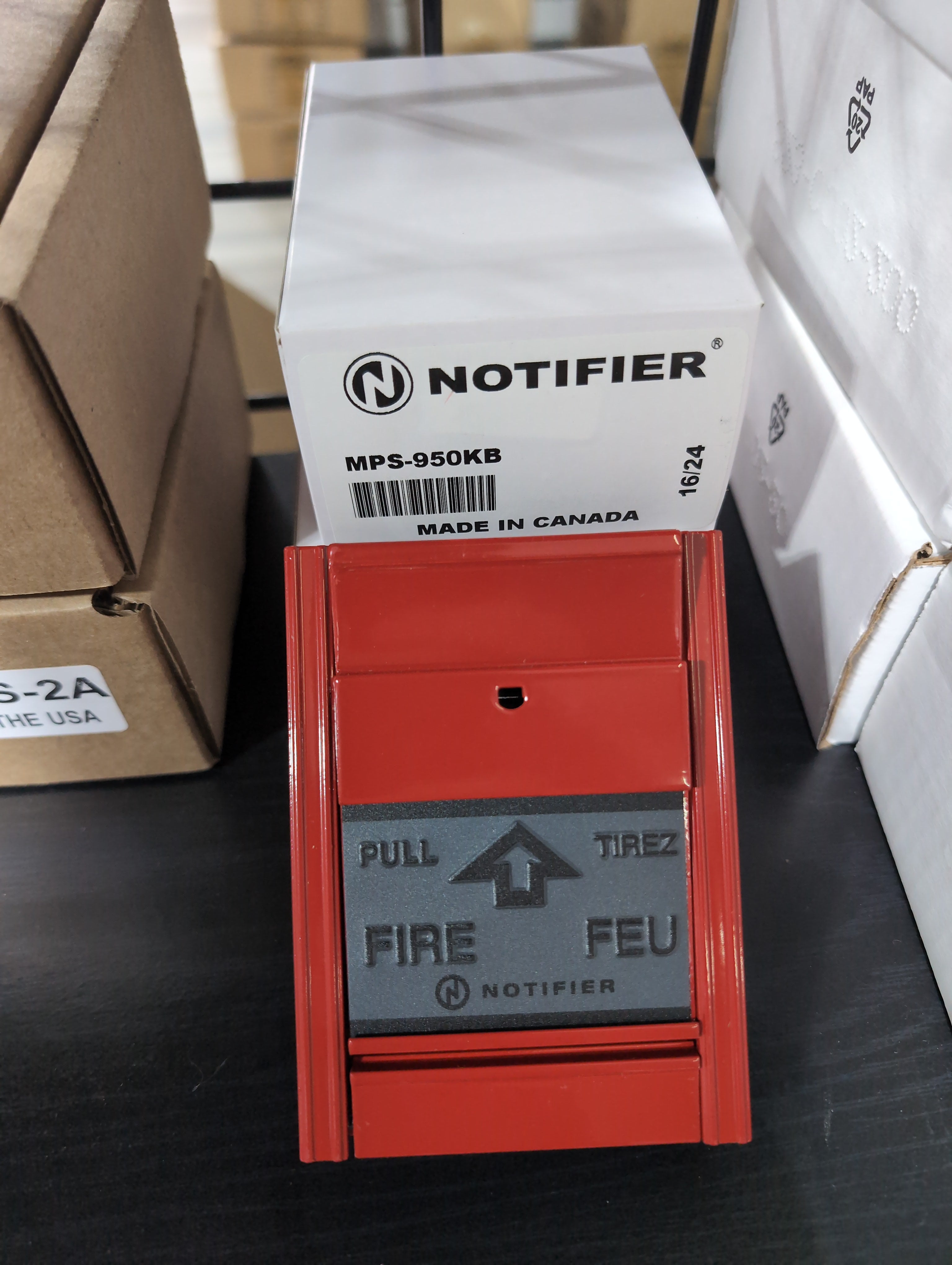 Notifier Fm Notifier MPS-950KB Two-Stage Conventional Pull Station – YEG Fire & Safety