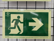 Load image into Gallery viewer, Photo-luminescent Running Man Sign
