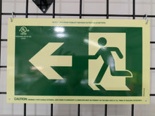 Load image into Gallery viewer, Photo-luminescent Running Man Sign
