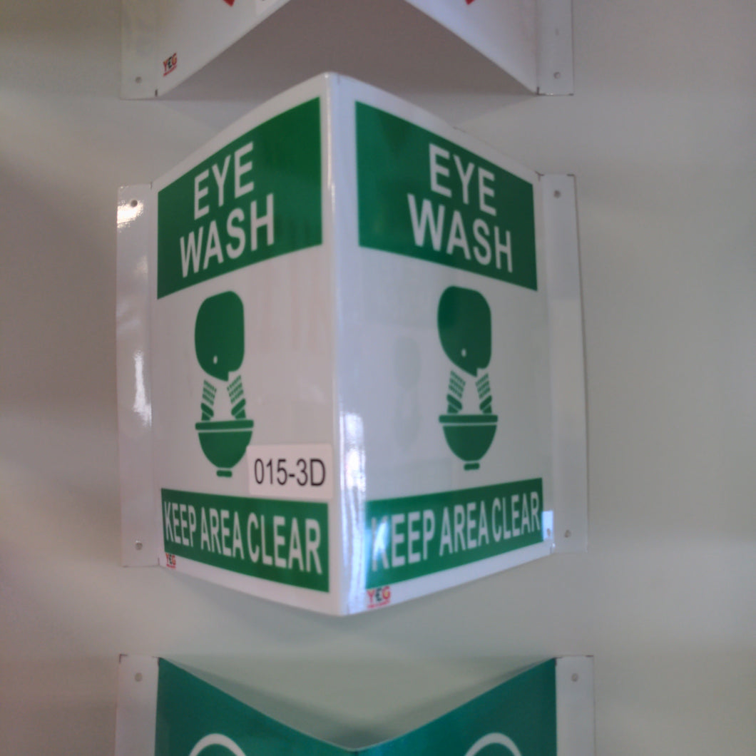SIGN-015-3D Eye Wash Station Sign - 8