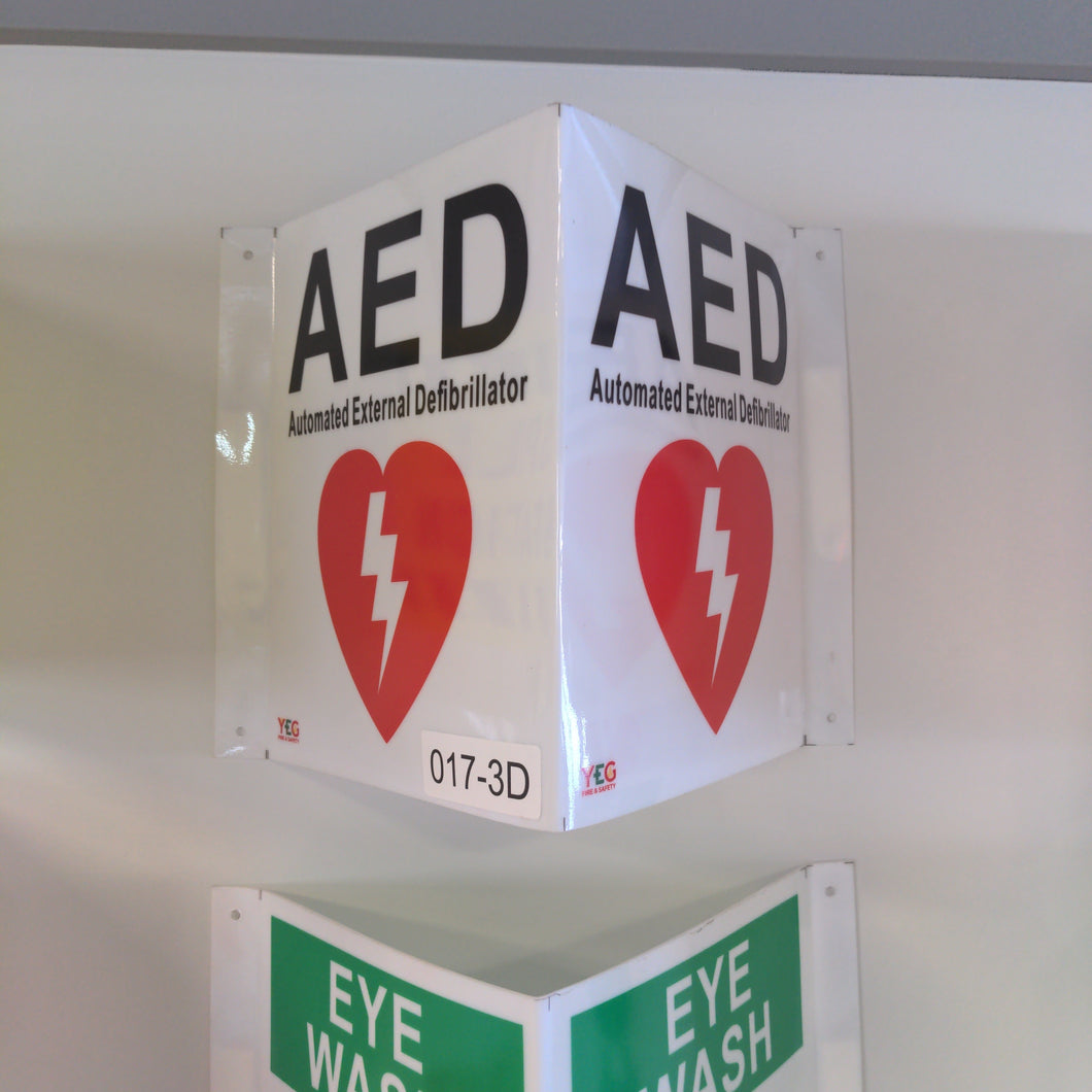 SIGN-017-3D AED Station Sign - 8