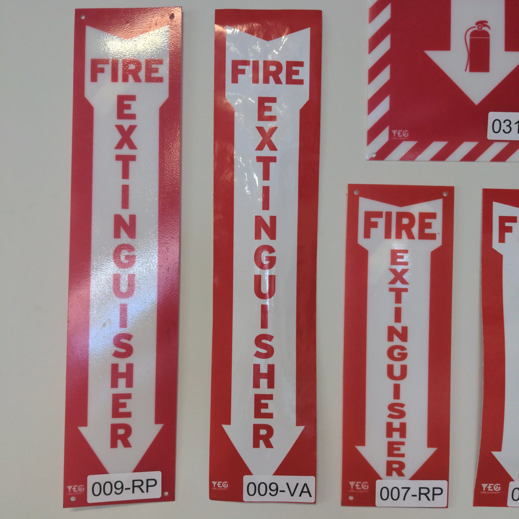 SIGN-009-VA - Fire Extinguisher Arrow - 4