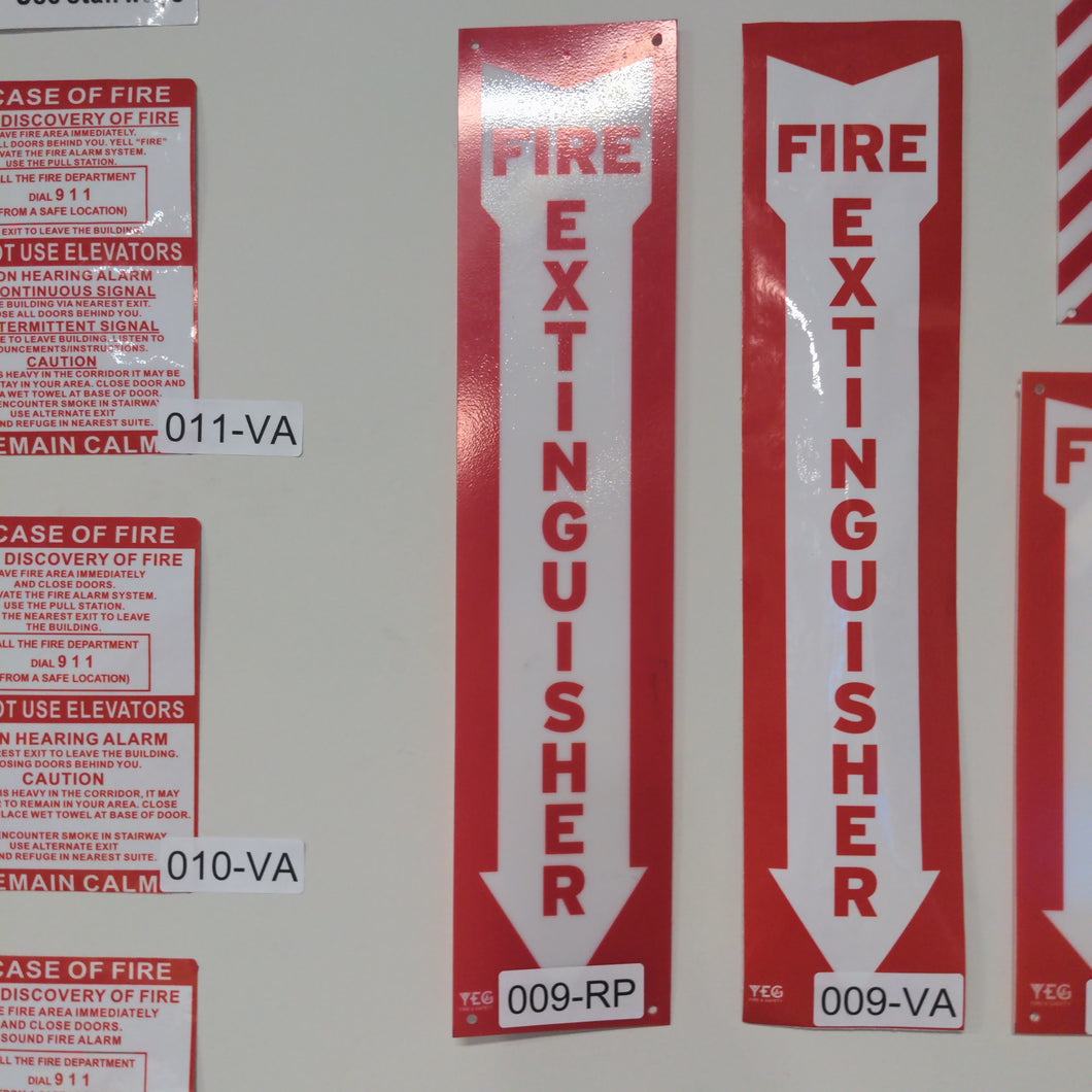 SIGN-009-RP Fire Extinguisher Arrow - 4