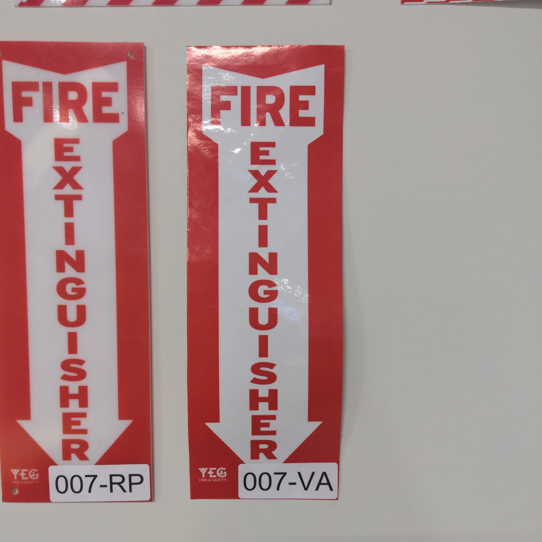 SIGN-007-VA - Fire Extinguisher Arrow - 4