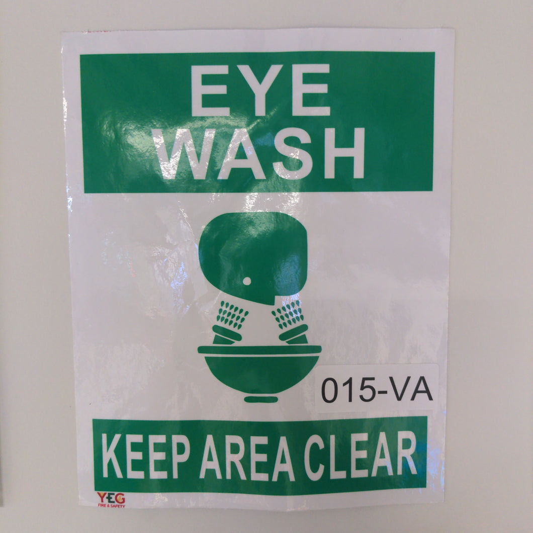 SIGN-015-VA Eye Wash Station Sign - 8