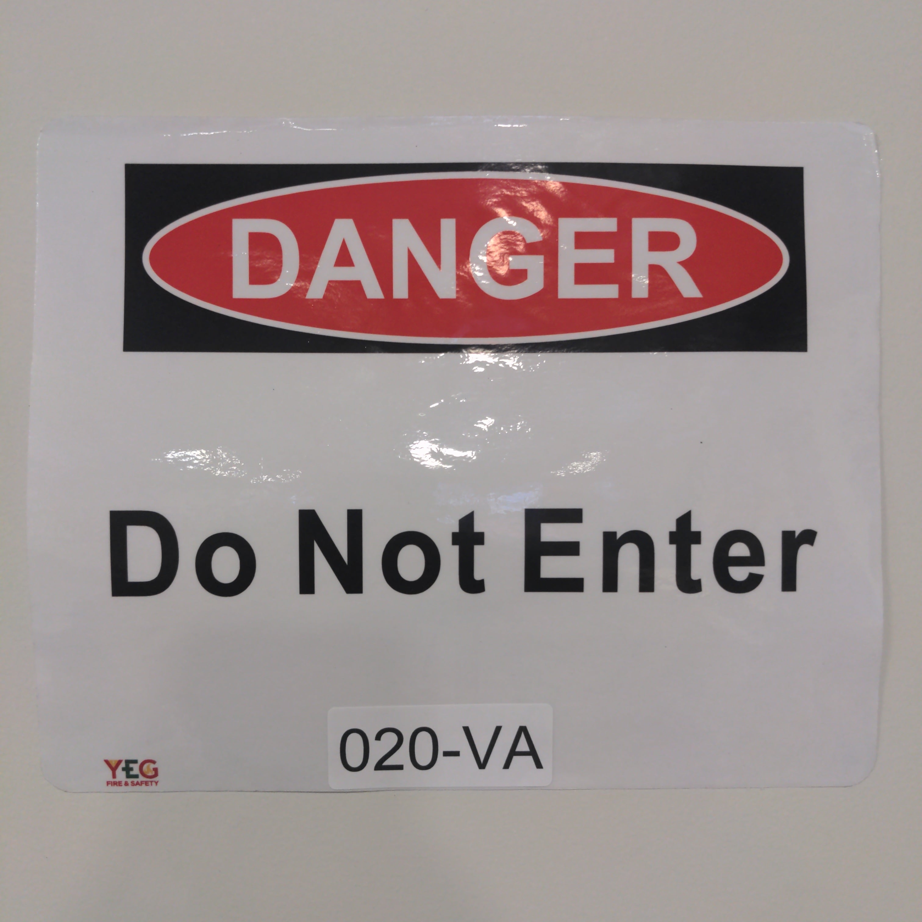 SIGN-020-VA DANGER Do Not Enter - 8