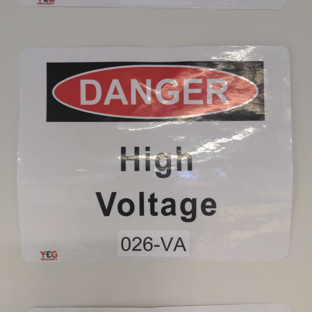 SIGN-026-VA DANGER High Voltage - 8
