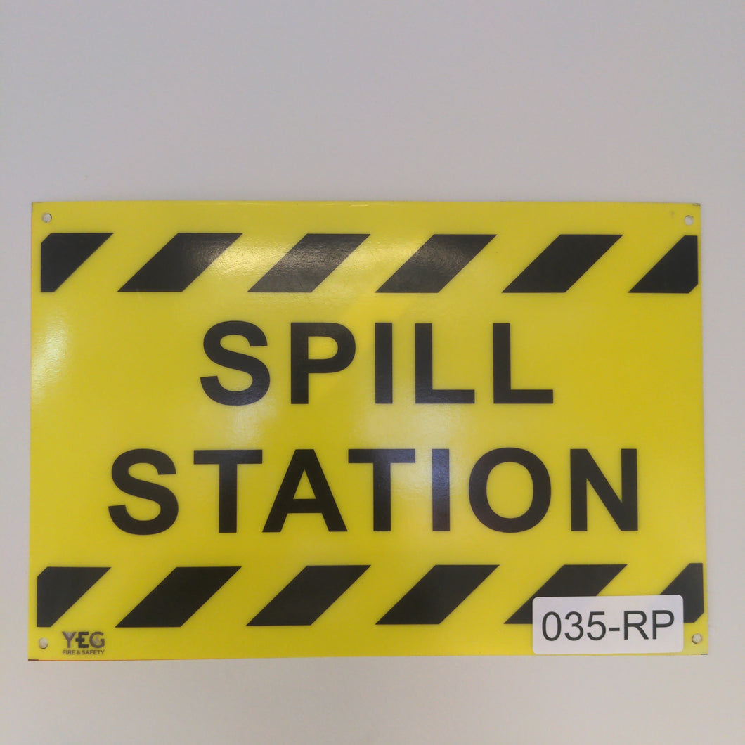 SIGN-035-RP Spill Station - 12