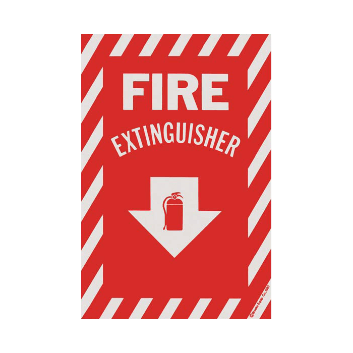 SIGN-031-VA Fire Extinguisher Arrow - 8