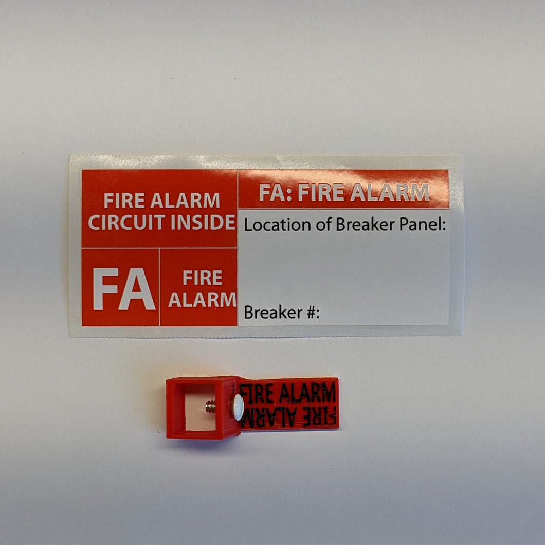 Fire Alarm Circuit Breaker Lockout Kit